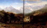 Albert Bierstadt Les Montagnes Rocheuses,Lander's Peak oil on canvas